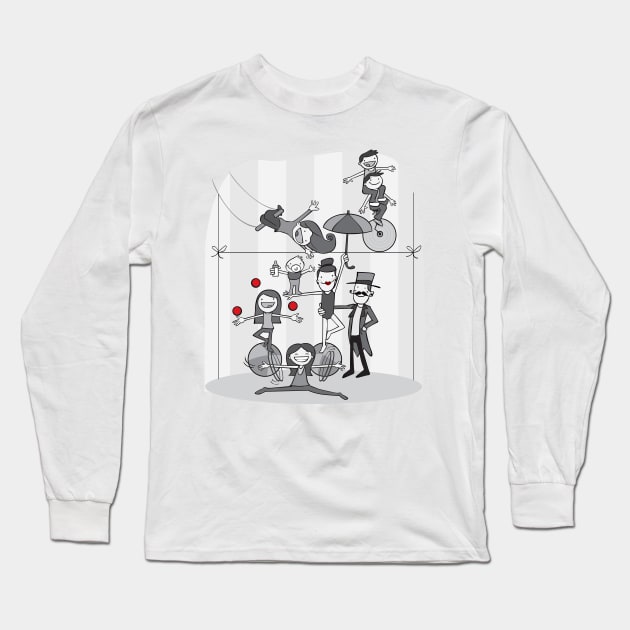 My Family is a Circus Long Sleeve T-Shirt by ilaamen